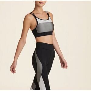 ALALA Luxury Aurora Metallic Athletic Legging & Sports Bra Set‎ Size Large